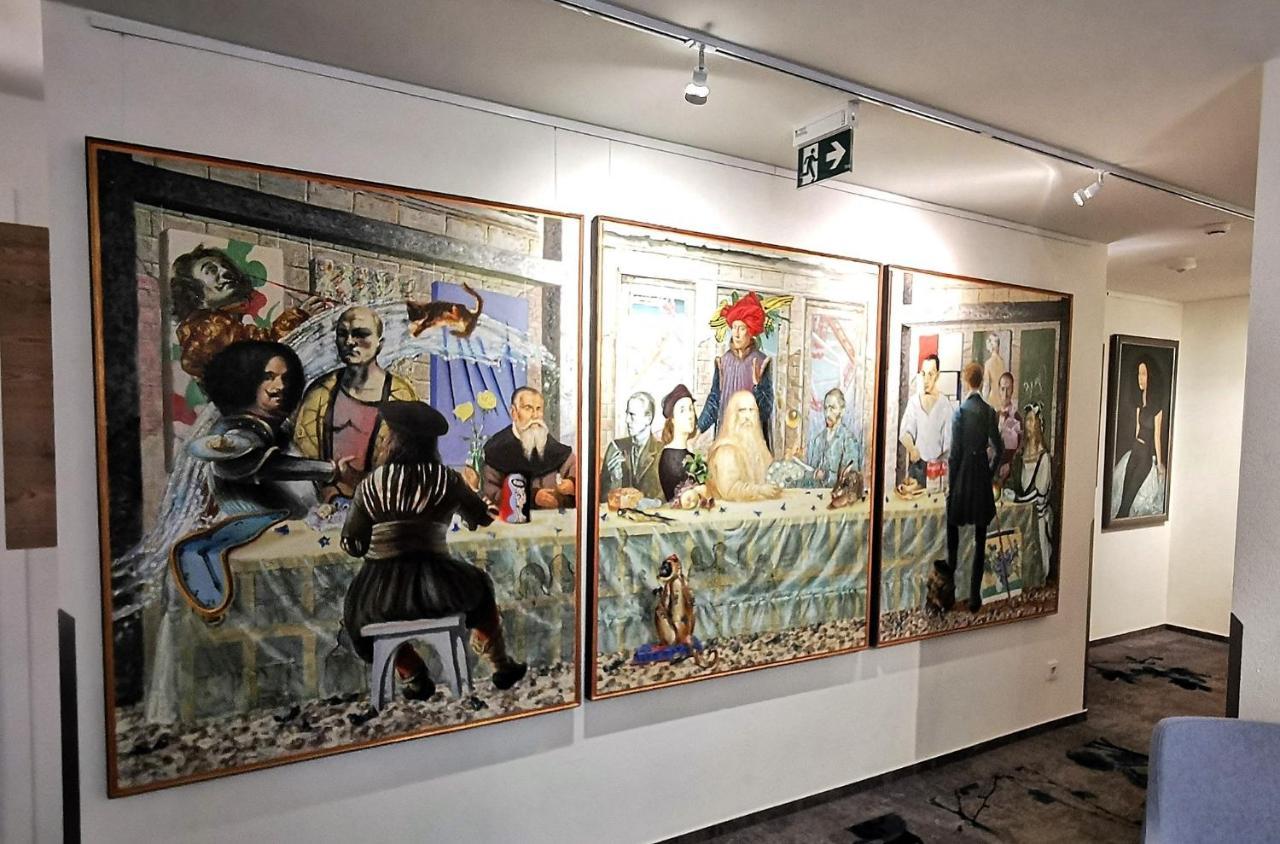 Art & Galerie Hotel Lenz Plauer See Fuenfseen Esterno foto